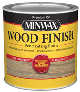 Minwax Wood Finish 227614444 Wood Stain, Classic Gray, Liquid, 0.5 pt, Can